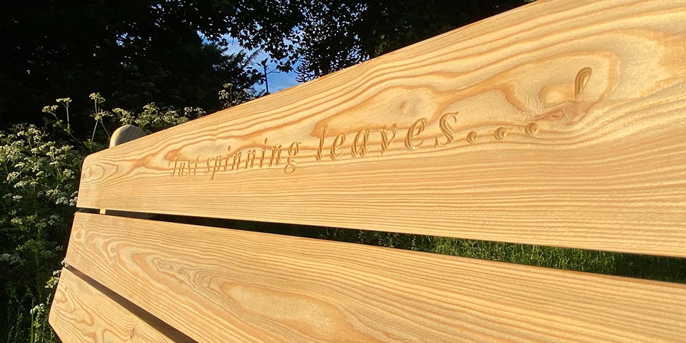 Harrogate Furniture Home Engravvd bench