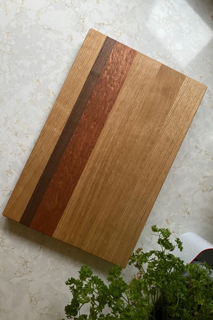 Sam Alton Woodwork Personalised Engraved Chopping Boards Walnut Oak and Sapele