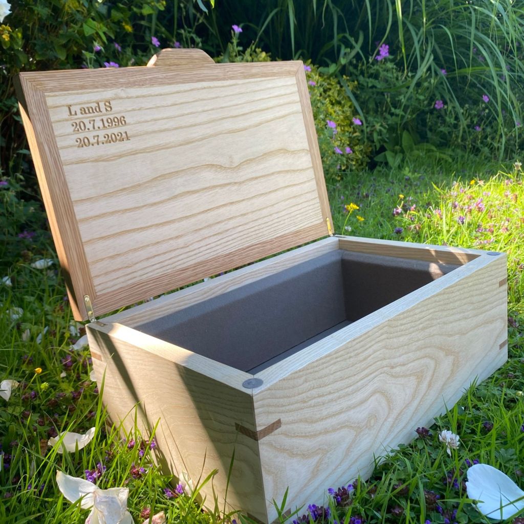 Sam Alton Furniture Design Sycamore & Ash Jewellery Box Interior 