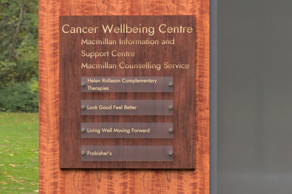 Peak District Woodwork building sign and house sign